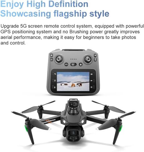 V916 GPS Drone with Camera for Adults 4K, RC Drones with 5 inch HD Screen in Kuwait
