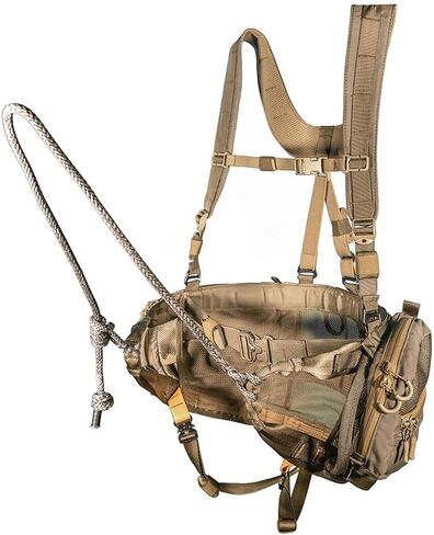 Tethrd Ultralock Hunting Saddle in Ranger Green - Expandable Saddle Body - Weight Rating 300 lbs - Made in the USA - Regular in Kuwait