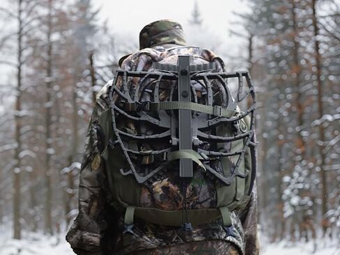 Kalkal Complete Tree Saddle Hunting System, Hunting Saddle Kit with Aluminum Tree Saddle Platform, Tree Saddle Safety Harness and 2 Safety Ropes in Kuwait