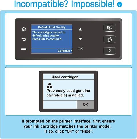 63XL Ink Cartridge Combo Pack Replacement for HP Ink 63 63XL Ink Cartridges in Kuwait