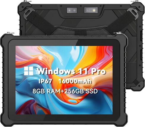 10.1" Rugged Tablet Windows 11 Pro,IP67 Industrial Waterproof Tablet in Kuwait