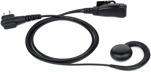 C-Shape Swivel Earpiece Headset Compatible with Motorola R2 CP200D CP100D in Saudi Arabia
