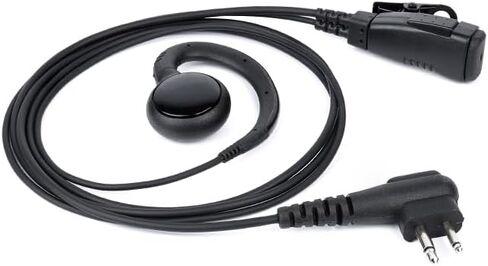 C-Shape Swivel Earpiece Headset Compatible with Motorola R2 CP200D CP100D in Saudi Arabia
