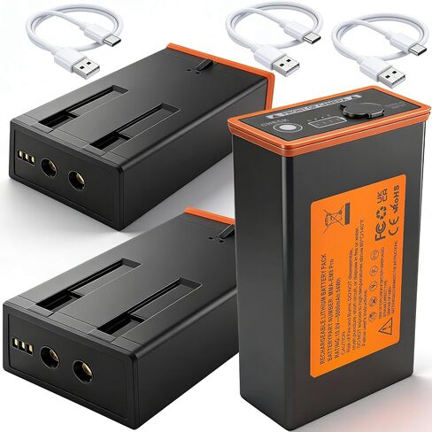 MMA-EM8-3 3PCS Battery Compatible with Edge Series Cellular Trail Camera Battery Moultrie Edge, Edge 2 PRO, Edge 2, Edge PRO, 54Wh 5000mAh in Saudi Arabia