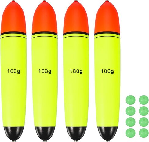 Fishing Slip Bobbers, EVA Foam Bobbers Slip Floats with Fish Beads, Floatage Fit for Carp Bass Fishing Corks Saltwater Freshwater in Saudi Arabia