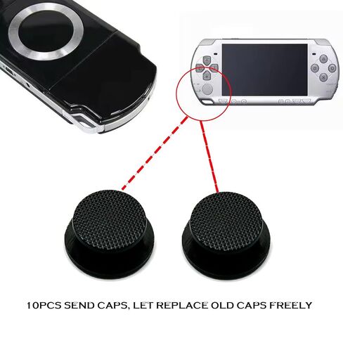 10PCS Analog Joystick Button Cap Thumbstick Cover Grips for PSP 2000 3000 in Kuwait
