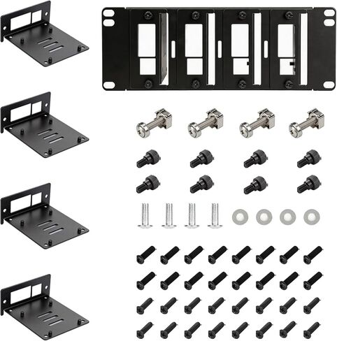10 Inch 2U Rack Mount for 4 x Raspberry Pi 5/4B/3B+/3B in Kuwait
