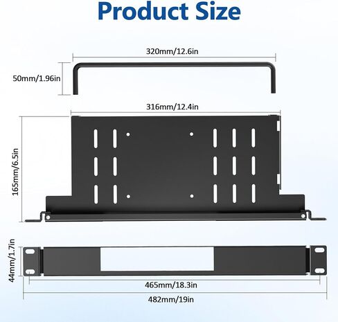 1U Rack Mount for HP ProDesk Mini PC, HP EliteDesk Mini Business Desktop in Kuwait