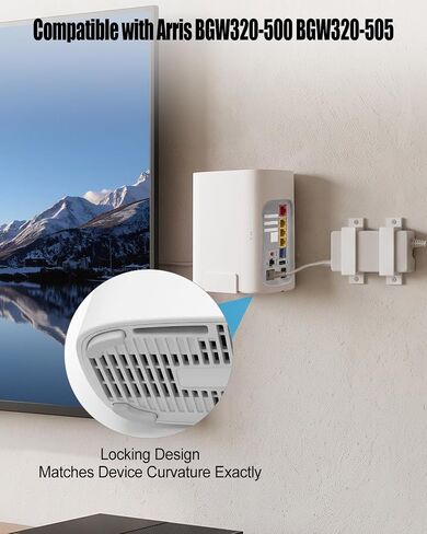 Router Wall Mount Compatible with Arris BGW320-500 BGW320-505 in Kuwait
