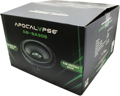 Deaf Bonce Apocalypse DB-SA305 D1 15" 4000W Dual 1-Ohm Subwoofer in Kuwait