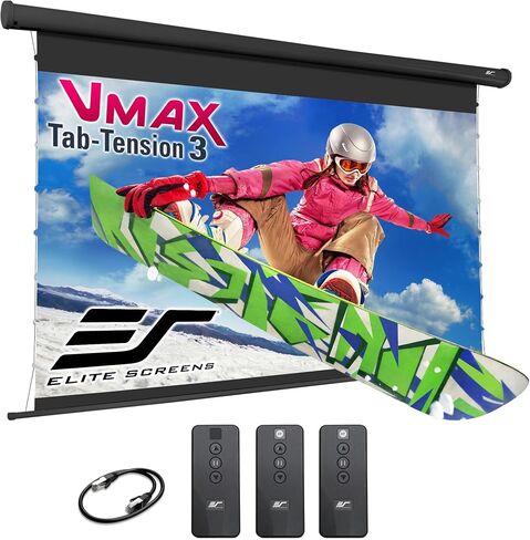 Elite Screens VMAX 3 150" 4:3 Motorized Projector Screen VMAX150XWV3 in Kuwait