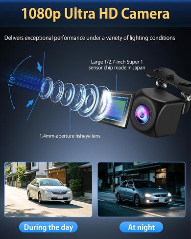 【Metal Body】 Backup Camera for Car,AHD 1080P/720P/NTSC/PAL in Kuwait