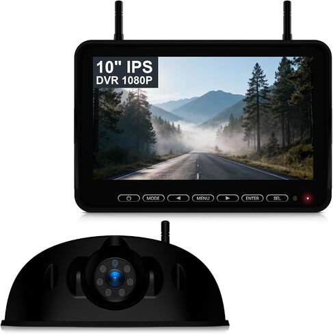 Fookoo 1080P 10" Wireless RV Backup Camera System for Furrion Pre-Wired RV in Kuwait