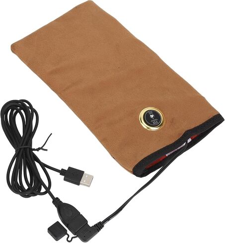 USB Heated Hand Warmer, Washable Carbon Fiber Electric Heated Hand Warmer, Quick Heating, for Office Use in Kuwait