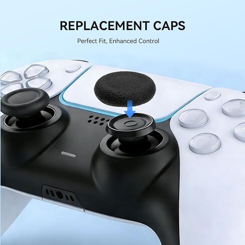 Replacement Thumb Grips Cap Compatible with PS5/PS4 Controller, Anti-Slip Anti-Scratch Joystick Caps (8 Pcs) in Kuwait