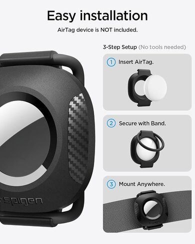 Spigen for AirTag Case Cover Holder, Tag Armor 2 in Saudi Arabia