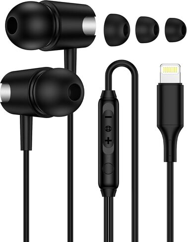 Wired Earbuds Lightning Connector for iPhone 14/13, in-Ear Wired Headphones in Kuwait