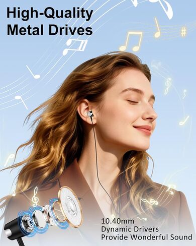 Wired Earbuds Lightning Connector for iPhone 14/13, in-Ear Wired Headphones in Kuwait