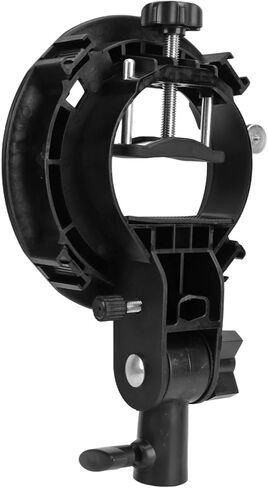 S Type Bracket, Lightweight Mount Holder, Compact Flash Bracket with Adjustable Installation Size & No Metal Scratches, Ideal for Camera Flash Mount in Kuwait