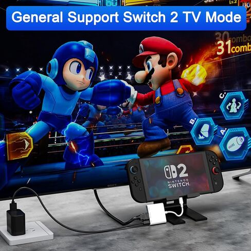 USB-C to HDMI Adapter for iPhone 15/16/17 to TV, 4K@120Hz Ultra HD Display with HDMI 2.1, 100W PD Charging & USB Port, Travel Adapter for MacBook/iPad/Samsung Galaxy/Switch 2 in Kuwait
