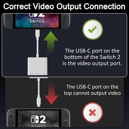 USB-C to HDMI Adapter for iPhone 15/16/17 to TV, 4K@120Hz Ultra HD Display with HDMI 2.1, 100W PD Charging & USB Port, Travel Adapter for MacBook/iPad/Samsung Galaxy/Switch 2 in Kuwait