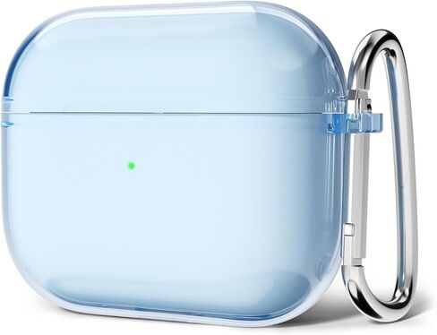 Svanove for Airpods 4 Case Clear Hard Plastic, Transparent Simple Cute Airpods 4th Generation Case with Keychain, Girly Y2k Aesthetic Trendy Airpods Cover Accessories for Women Girl, Brown in Kuwait