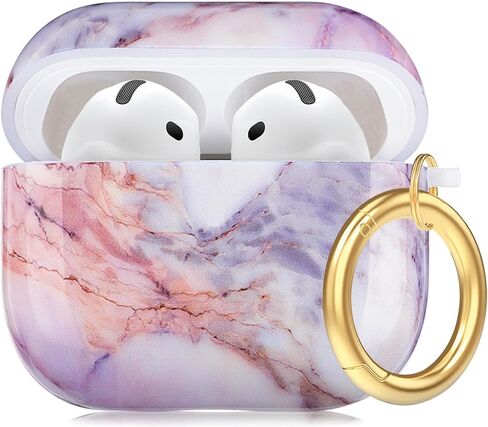 Cute Glitter Case for AirPods 4 - YOMPLOW Case Cover Skin Women Girls with Luxury Pearl Keychain Cleaner Tool for Apple Airpods 4th Generation Charging Case 2024 - Colorful in Kuwait
