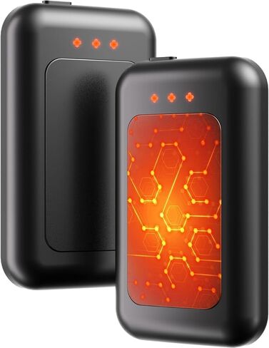 Electric Hand Warmers Rechargeable, Rechargeable Hand Warmer, Portable Hand Warmer for Outdoor Camping Hunting Golf Accessories, Gifts for Women Men in Kuwait