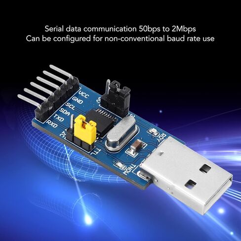 USB to IIC I2C UART Converter Adapter Module with Jumper Wire USB to TTL Serial Download Adapter Module for Flashing Chip Microcontroller Programmer in Kuwait
