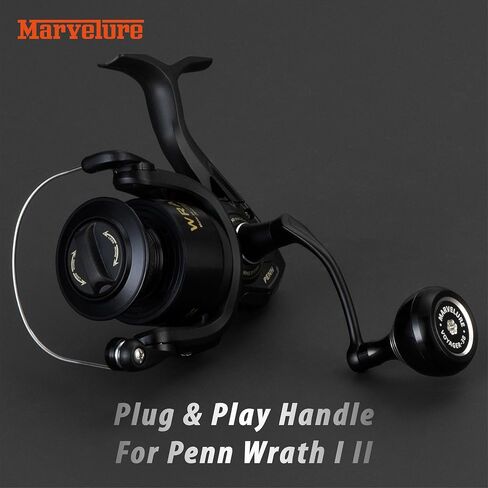 Locked-Type Power Handle (Hexagon Shaft) Compatible for Penn Wrath I II 2500-4000 Spinning Fishing Reel (Not for 5000-8000 Thread) in Saudi Arabia