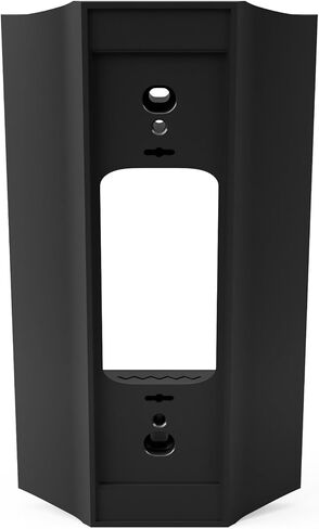 Hidden River Lab Premium Wall Plate Adapter for Wired Doorbell Pro (3rd Gen) - Proprietary Mounting Plate for Cleaner Install, Wiring Clearance & Single-Gang Box Coverage - Made in USA - Black in Saudi Arabia