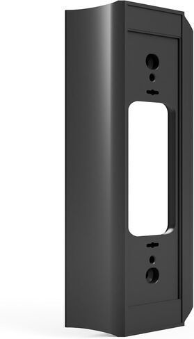 Hidden River Lab Premium Wall Plate Adapter for Wired Doorbell Pro (3rd Gen) - Proprietary Mounting Plate for Cleaner Install, Wiring Clearance & Single-Gang Box Coverage - Made in USA - Black in Saudi Arabia