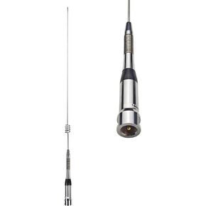 Dual Band Mobile Antenna 70cm 2meter VHF/UHF (144 / 430MHz) Stainless Steel Aerial PL-259 (UHF-Male) Connector for Repeater Ham Mobile Radio Transceiver in Kuwait