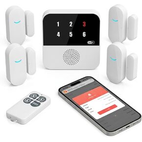 PILSAMAS Wi-Fi Smart Door and Window Alarms for Dementia Wandering Seniors in Kuwait