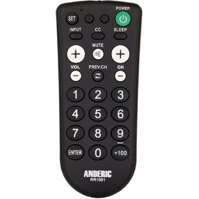 Anderic RR1001 Simple TV Universal Remote - Works All Brands in Kuwait