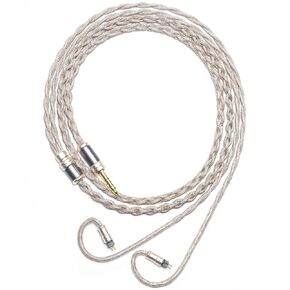 6N Single Crystal Copper 0.78mm 2Pin IEM Cable for MOONDROP Blessing 3 Dusk Variations KADENZ 64 Audio Solo U18t Tia Vision Ears VE2 VE3.2 VE4.2 RE2000 Empire Ears Legend X Earphone Cable (3.5mm Plug) in Kuwait