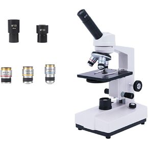 Monocular/Binocular Biological Optical Microscope, Household Testing for Scientific Experiments, 40X-1600X Magnification (1600X) in Kuwait