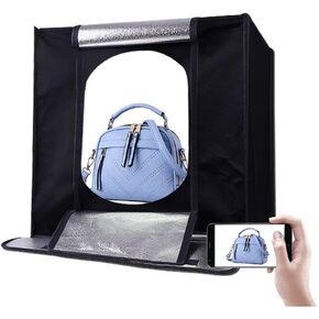 Portable Foldable Photo Studio Box with LED Light - 31.531.531.5 Inches/80cm Photography Lighting Tent Kit for Product Display in Saudi Arabia