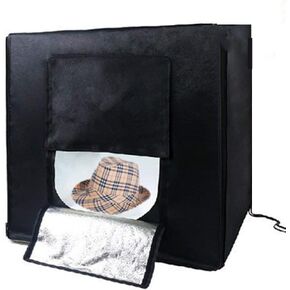 161616" Portable Folding Photography Light Tent Kit with 2 LED Panels and 3 Colors Backdrops for Photo Studio Product Portrait and Video Shooting Photography in Saudi Arabia