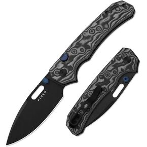 Kizer Outposter Pocket Knife, 3.29" D2 Button Liner Lock Knife V3802BDM1 in Kuwait