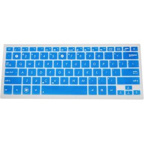 PcProfessional Blue Keyboard Cover for Asus UX31E UX32A UX32VD UX301LA UX302 UX302LG UX303LA UX303LB UX303LN UX303UA UX303UB UX305 UX305CA UX305FA UX305LA UX306UA UX360CA Q302LA Q302UA Q304UA in Saudi Arabia