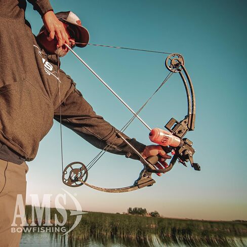 AMS Bowfishing Retriever Pro Bowfishing Reel - Left Hand - Made in the USA in Kuwait