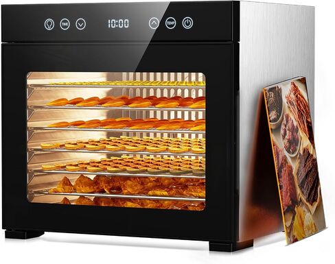 PSIIDAN Food Dehydrator Machine 8 Trays Stainless Steel 650W Faster Dryer in Kuwait