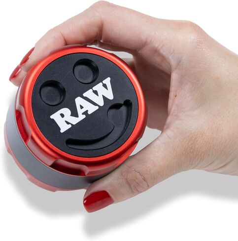 RAW Spice Grinder 60mm "Buddy Mill" – 3-Piece Kitchen Mill with Adjustable Stainless Steel Pusher & Dual Plates in Saudi Arabia