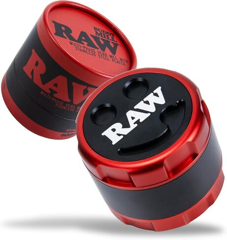 RAW Spice Grinder 60mm "Buddy Mill" – 3-Piece Kitchen Mill with Adjustable Stainless Steel Pusher & Dual Plates in Saudi Arabia