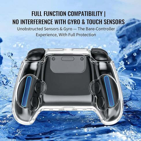 Clear Protective Case for Steam Controller 2026, Crystal Case Cover, Transparent PC Hard Shell All-Around Protective/Anti-Scratch Finish &Shockproof in Kuwait