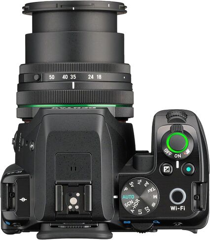 Pentax K-S2 20MP DSLR Two Lens Kit w/ 18-50mm WR & 50-200mm WR (Black) in Kuwait