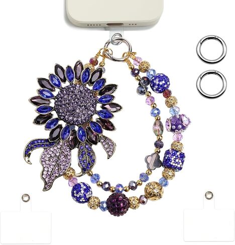 Jeweled Phone Charms Strap Luxurious Phone Wrist Strap in Kuwait