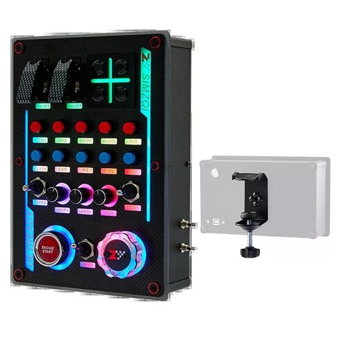 Obokidlyamor Multi-function HUB 34 Central Control Button Box Instrument Cluster for Racing Games for Thrustmaster T300RS for Logitech G29/G920/G923 RS50 System for Truck ETS2 Hub in Kuwait