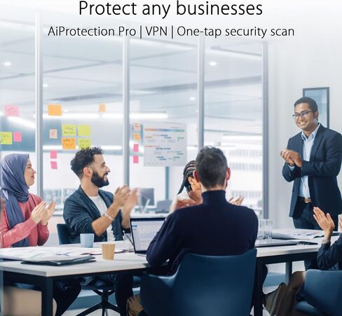 ASUS ExpertWiFi EBM68 AX7800 Tri-Band Business WiFi 6 System (2 Pack) Guest Portal & SDN, VLAN, Easy Setup and Remote Management, Scalable, AiMesh, Free Commercial-Grade Network Security (Renewed) in Kuwait